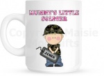 Mummy's Little Soldier Personalised Mug